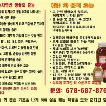 순 자연산 생꿀과 꽃 화분의 효능 - 사고·팔고 - 조지아주닷컴 : Thumbnail - 340x340 커버이미지